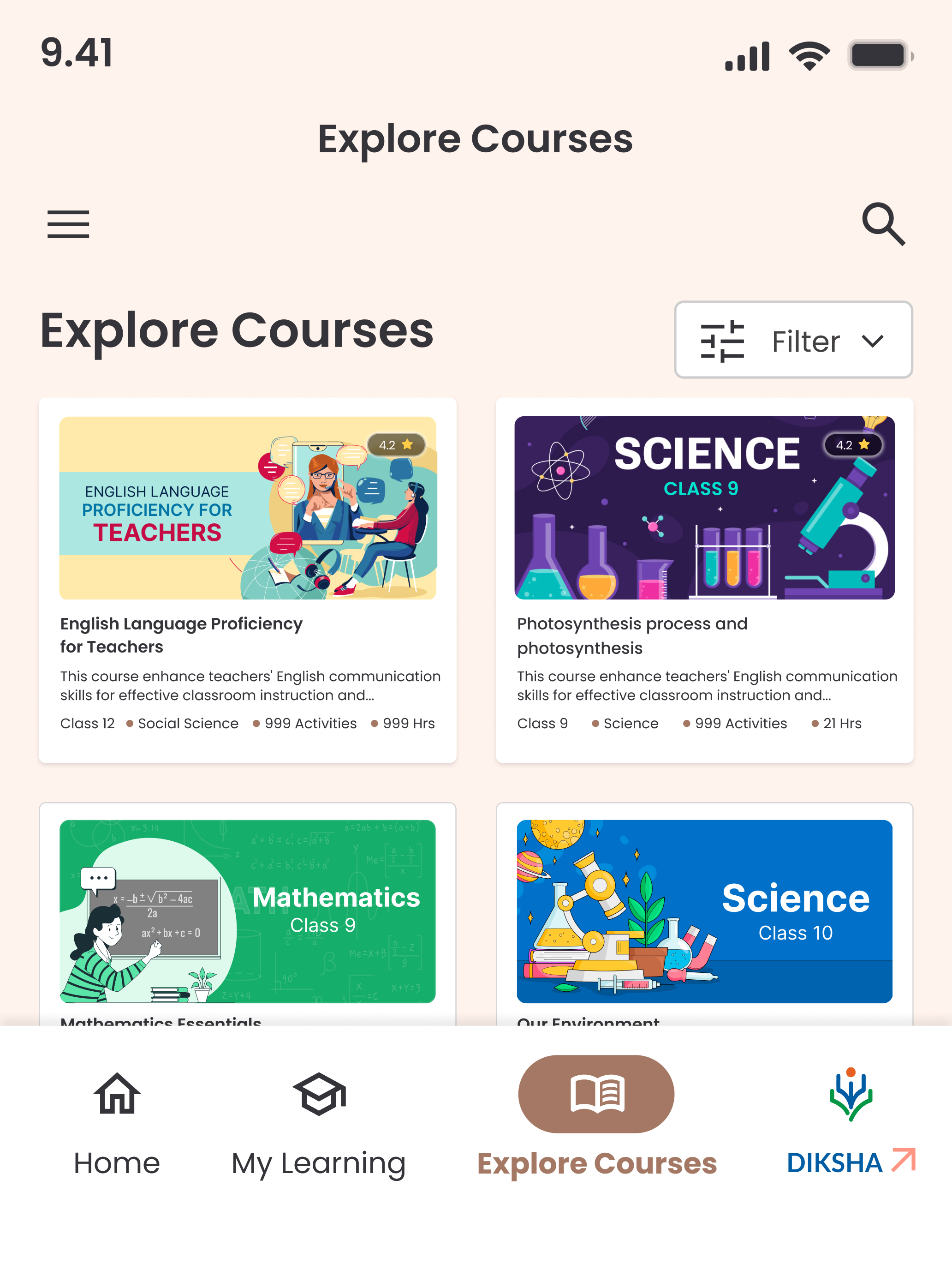 DIKSHA Courses