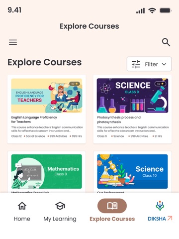 DIKSHA Courses iPad screenshot 1