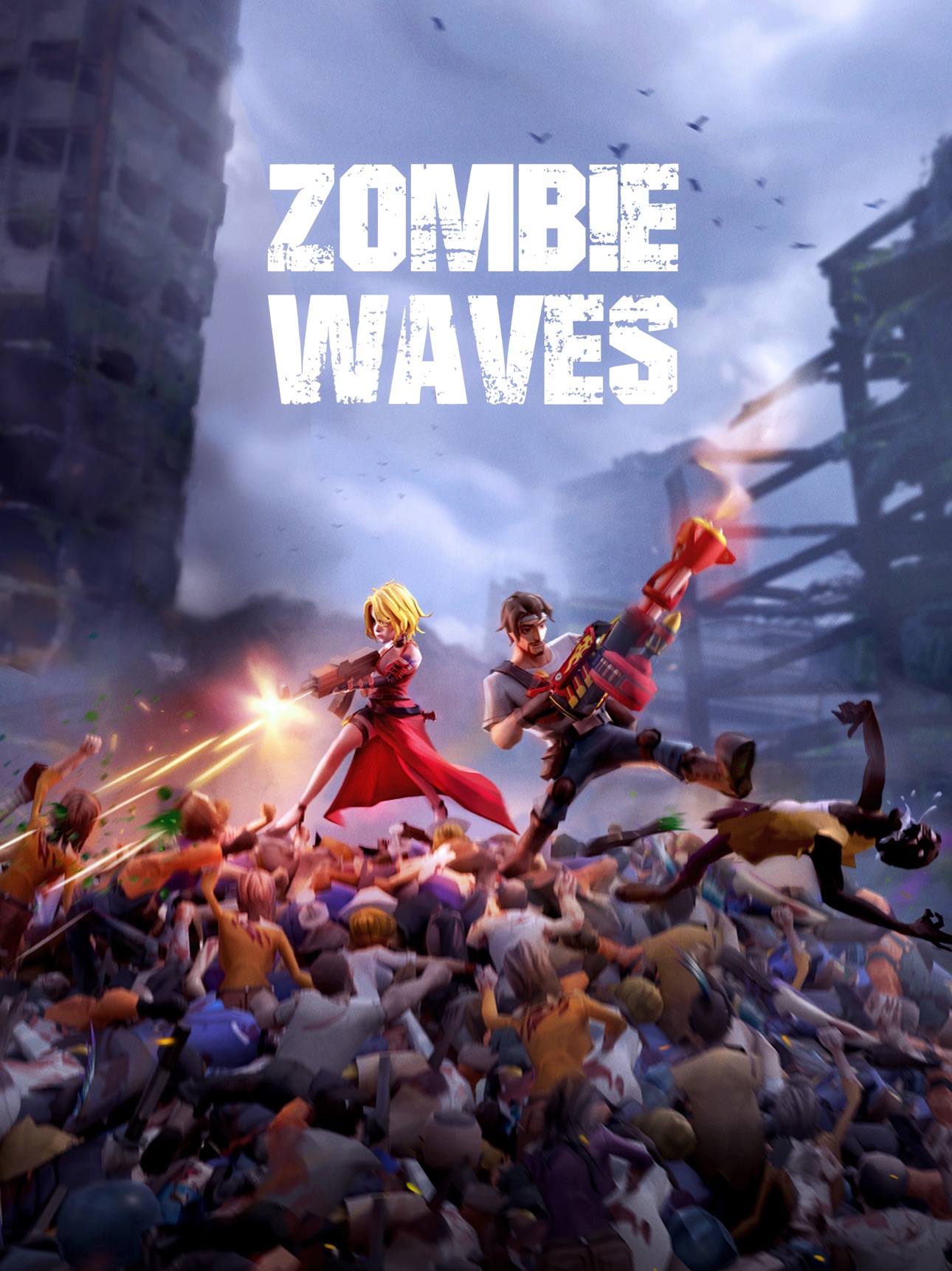 Zombie Waves-shooting game screenshot 1