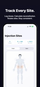 Tracktide - Injection Tracker screenshot