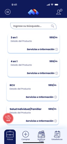 La Mundial App screenshot