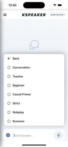 Kspeaker screenshot