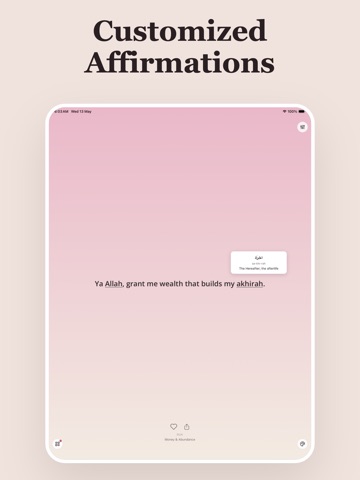 I am Muslim: Daily Affirmation iPad screenshot