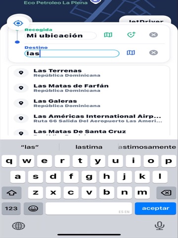 JetDriver Pasajero iPad screenshot