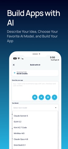 AppMare: AI App Builder Screenshot 1 of 4
