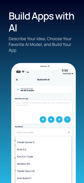 AppMare: AI App Builder Screenshot 1 of 4