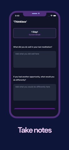 Unlimited - Meditation Player iPhone screenshot