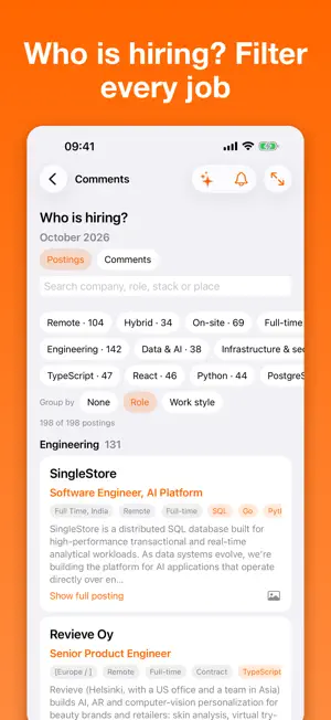 Hacker News Reader Kuokka screenshot 4