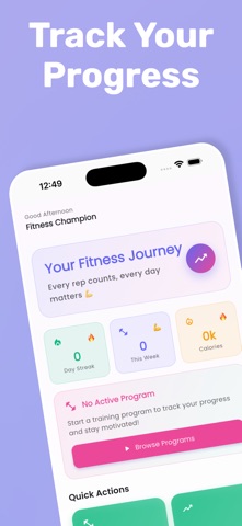 GymFlow: Fitness Tracker iPhone screenshot