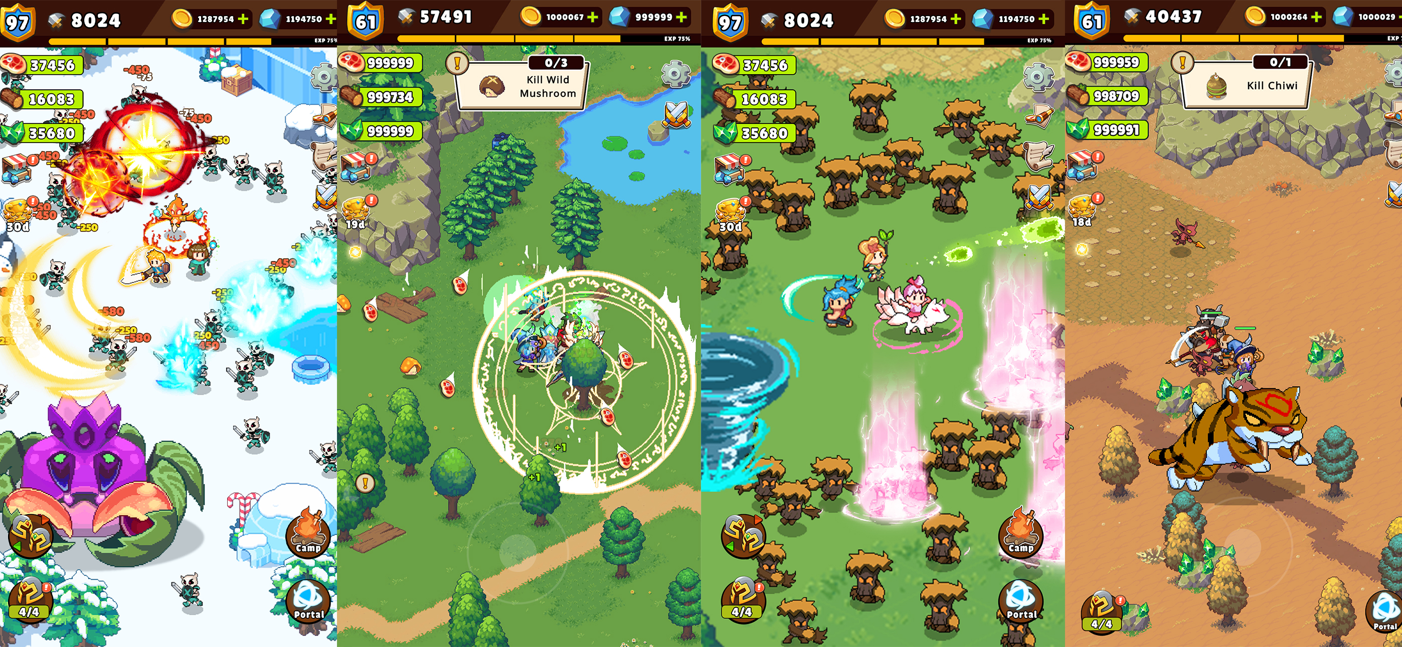 Guardian War: RPG Pixel Games