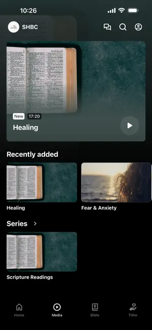 Sand Hill Baptist Church screenshot 2