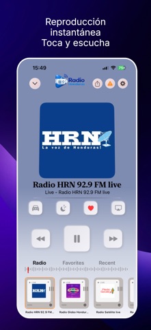 Radio Honduras FM/AM Online iPhone screenshot