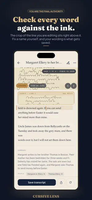 Cursive Lens: Old Handwriting screenshot 4