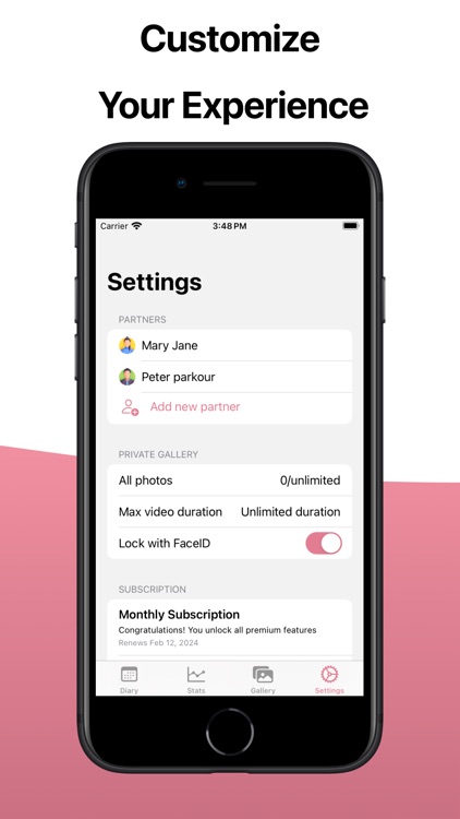 Sex Diary - Intimate Journal screenshot-5
