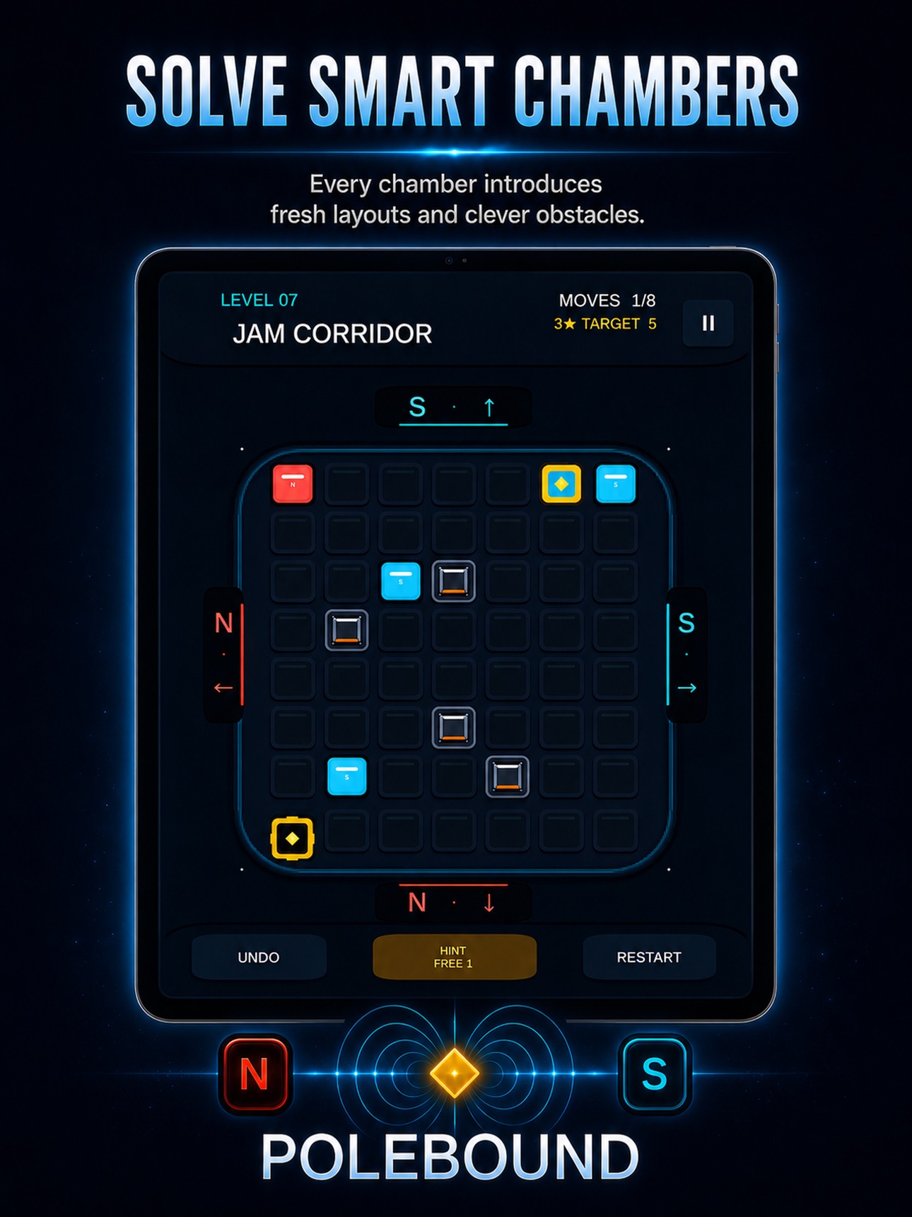 Screenshot 10 of POLEBOUND: Magnet Puzzle