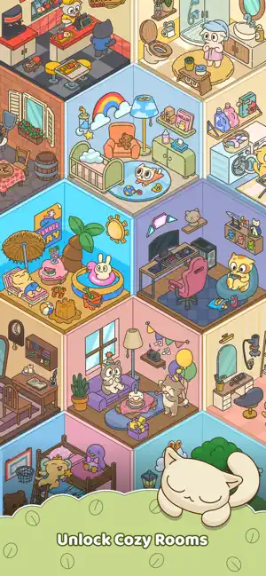 My Sticker Town: Merge & Stick screenshot 2