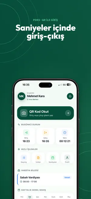 QRAY - Personel Takip Sistemi screenshot 1