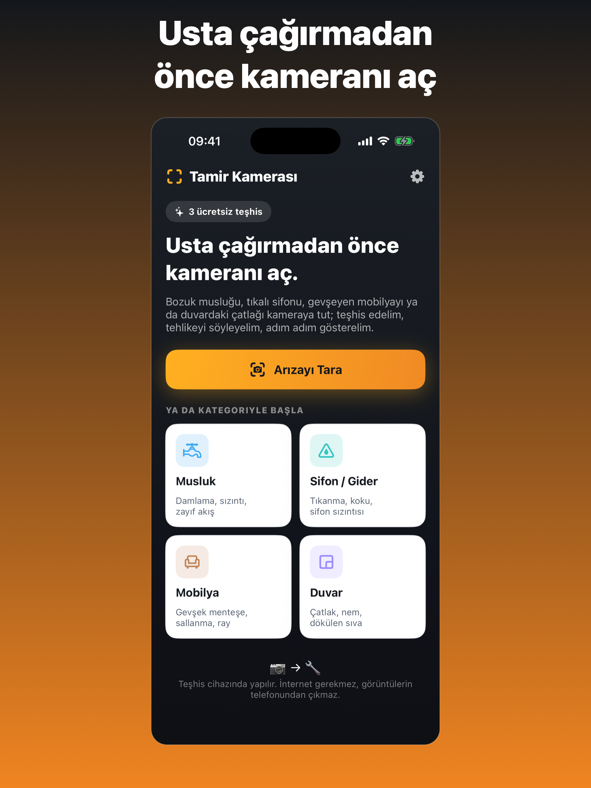 Tamir Kamerası: Arıza Tespiti screenshot 4