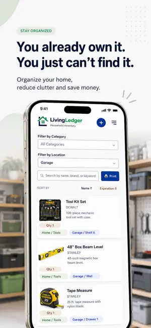 LivingLedger - Home Inventory screenshot 1
