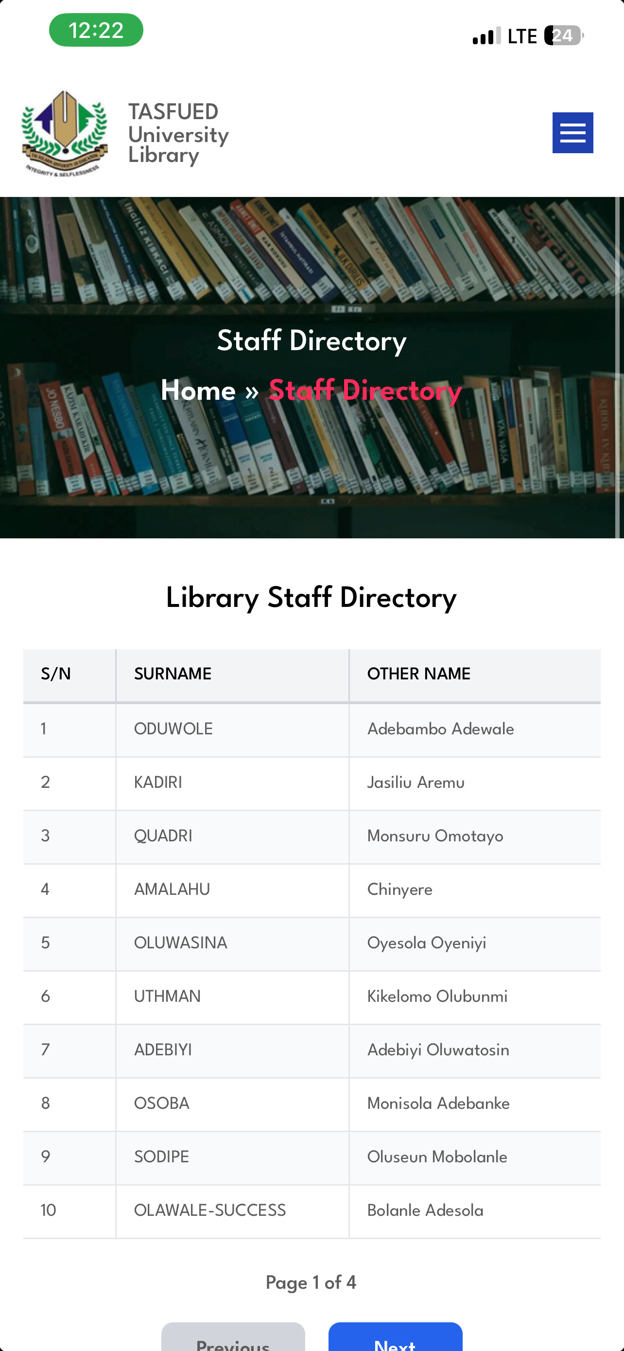 TASFUED Library