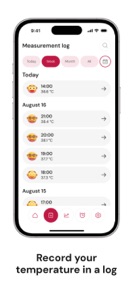Body Temperature Track screenshot