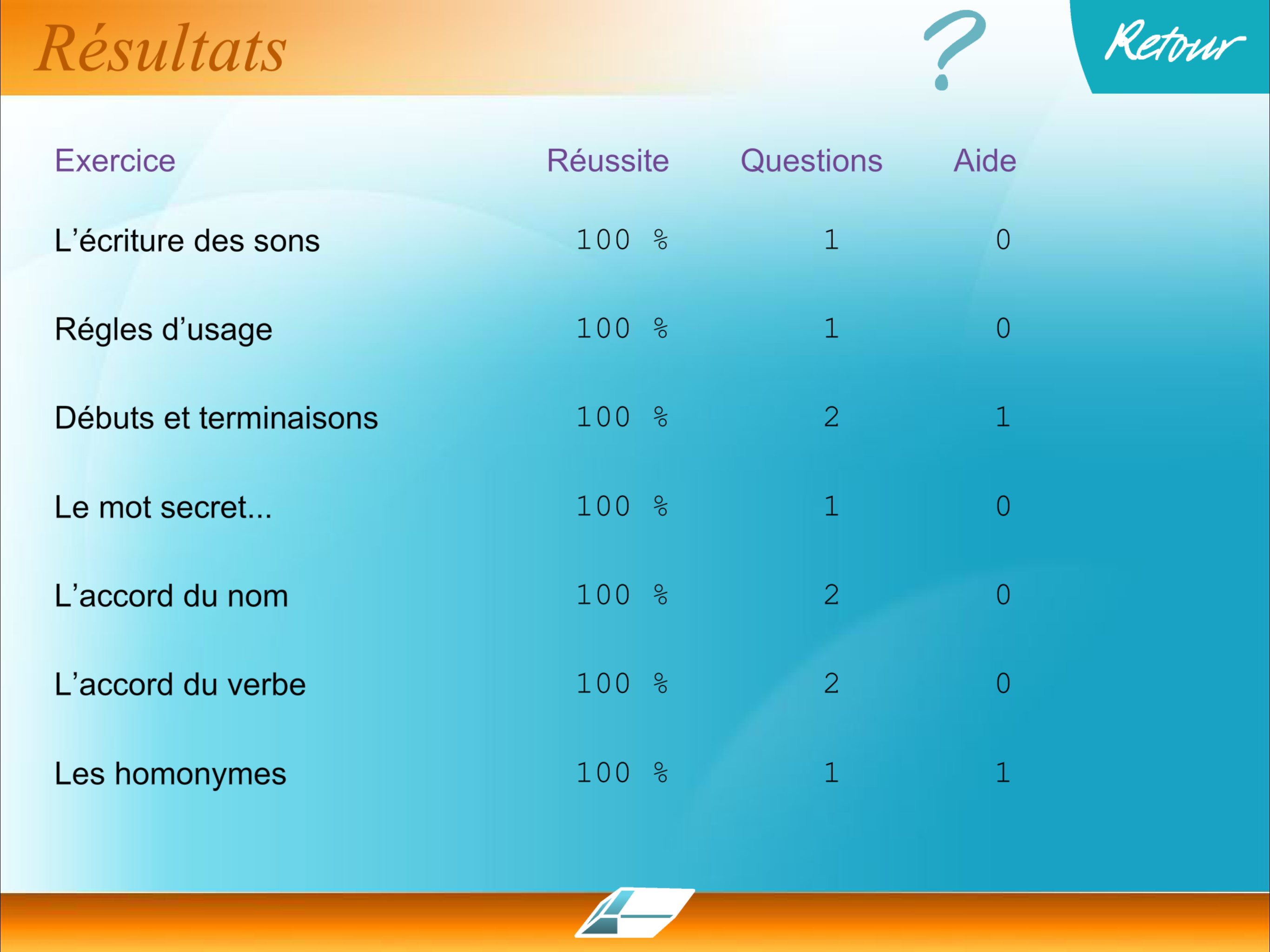 Orthographe CE2 screenshot 4