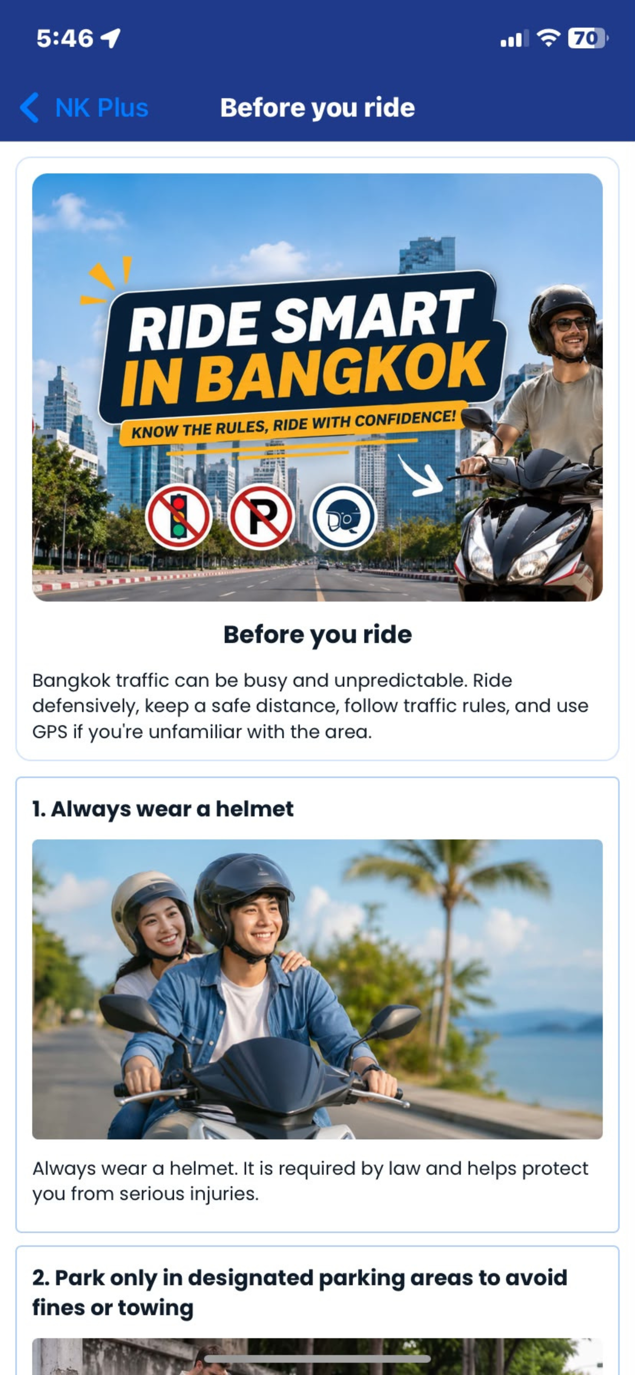 NK Plus: Scooter Rental screenshot 7