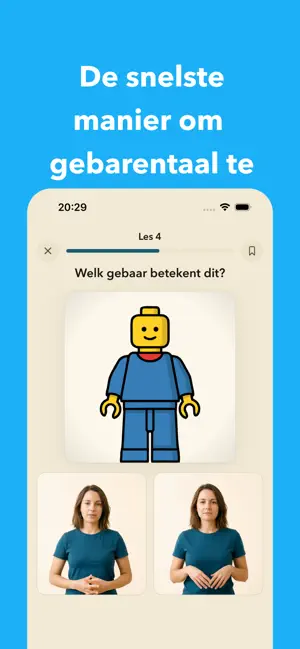 Gebarentaal leren NGT Taal les iPhone screenshot 2
