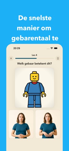 Gebarentaal leren NGT Taal les iPhone screenshot 2
