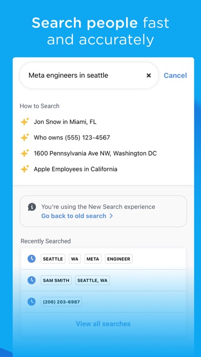 Whitepages People Search Screenshot
