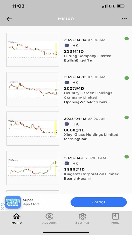 AI Chart Pattern Scanner
