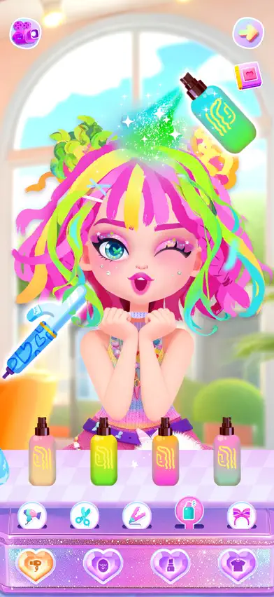 Aha Makeover-Beauty Salon Game screenshot 5