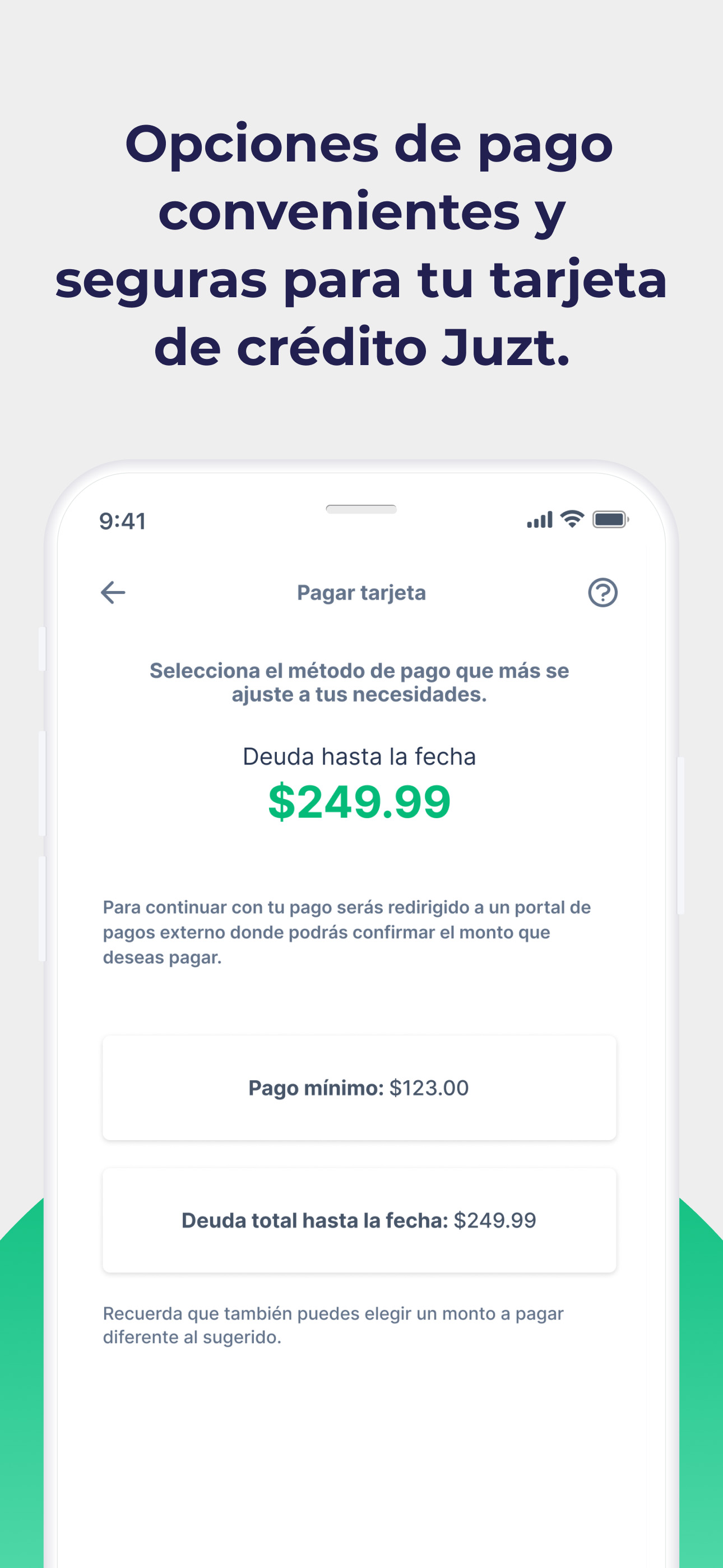 Juzt - Tarjeta de Crédito