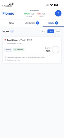 Flomio screenshot