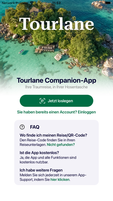 Tourlane iPhone screenshot 1 - Travel app