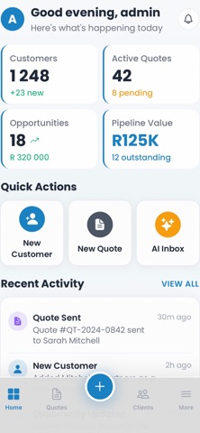 SMAR CRM screenshot