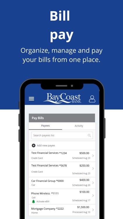 BayCoast Bank Business Mobile screenshot-6