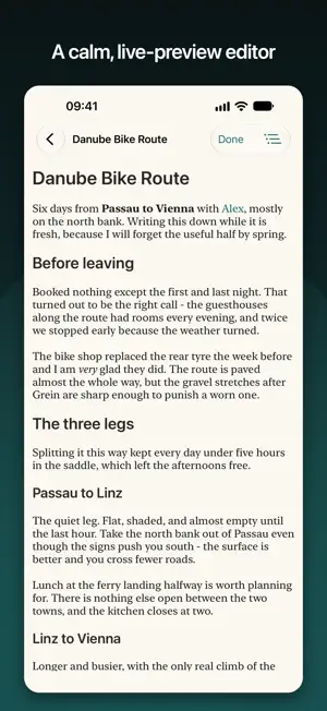 Metis: Markdown Notes screenshot 1