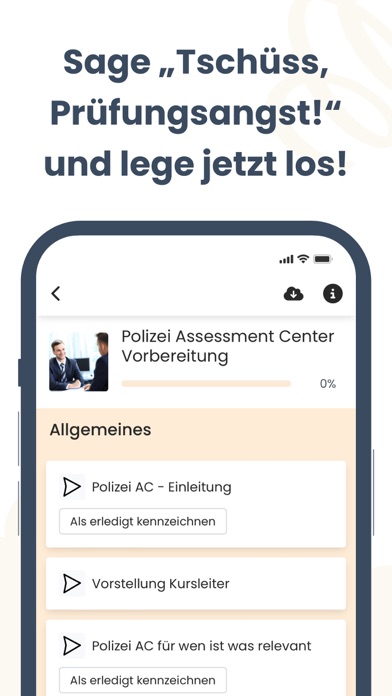 Plakos Prüfungstrainer Screenshot