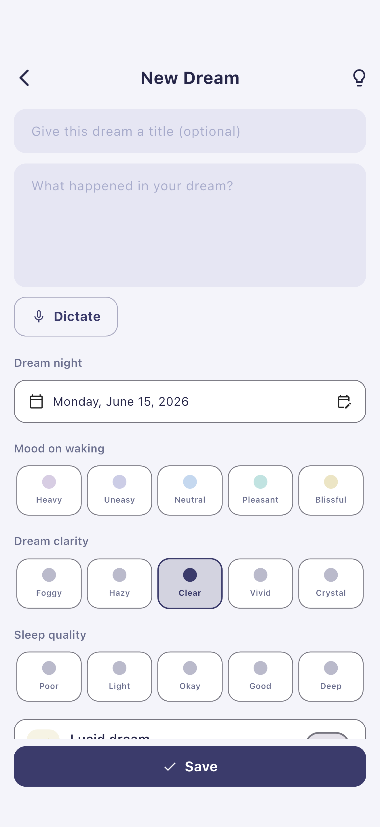 Somnova: Dream Journal screenshot 5