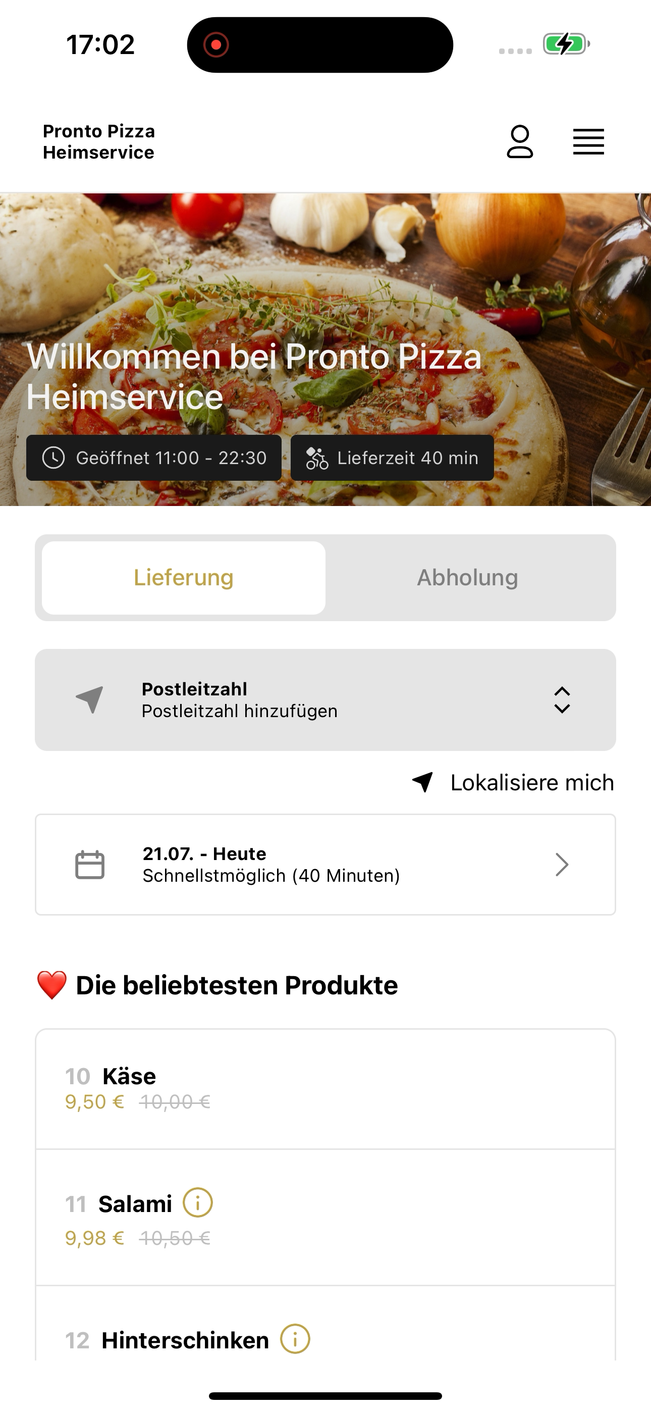 Pronto Pizza Schwieberdingen screenshot 5