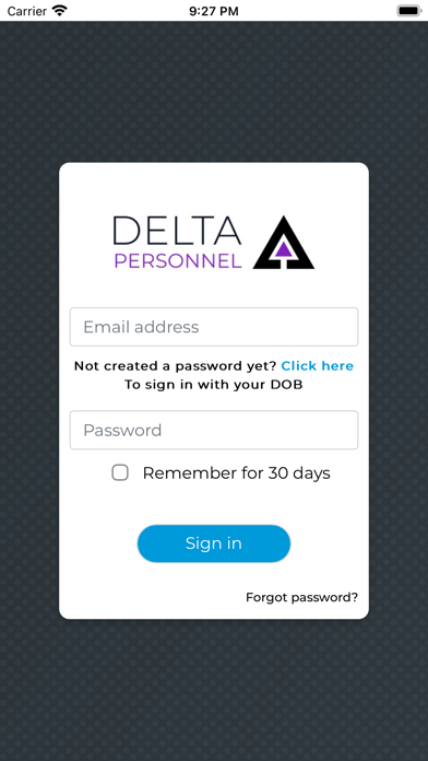Delta Personnel Screenshot