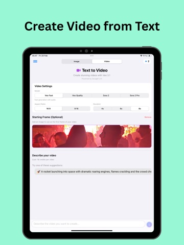 AI Video Maker: Art Studio iPad screenshot