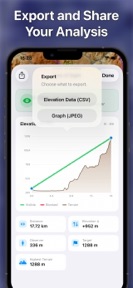 Terrain Elevation Profile screenshot