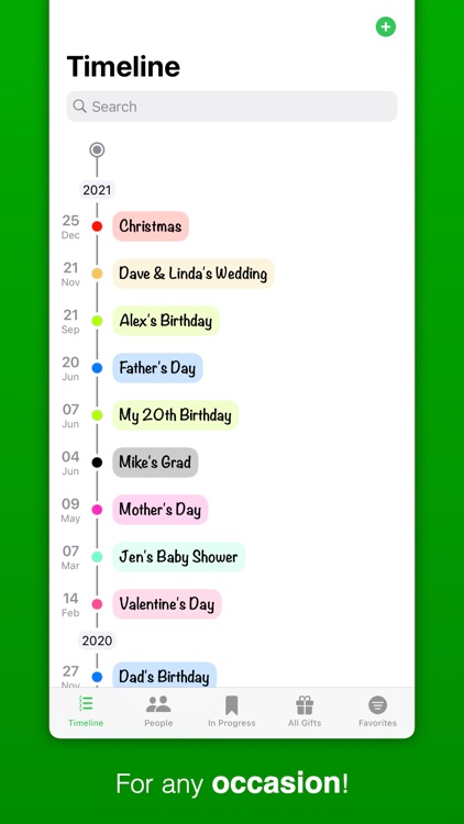 Given - Gift Manager