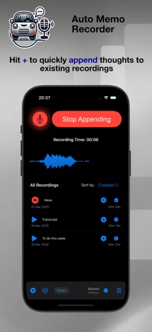 Auto Memo Recorder screenshot