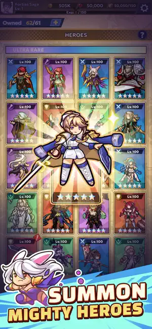 Fortias Saga: Idle RPG screenshot 2