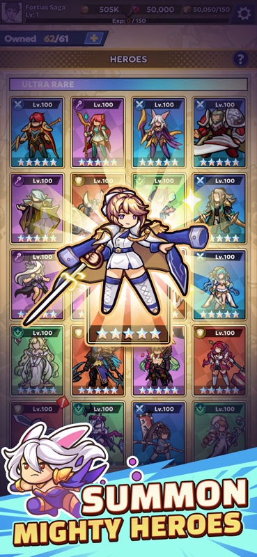 Fortias Saga: Idle RPG screenshot 2