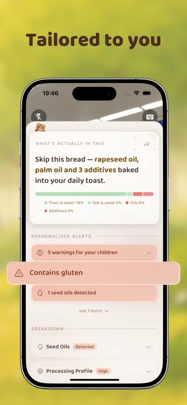 Bear: Holistic Food Scanner screenshot 4 of 6