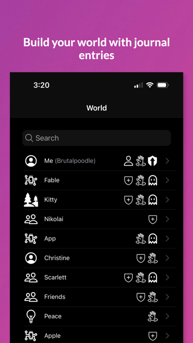 Fable: AI Journal Screenshot